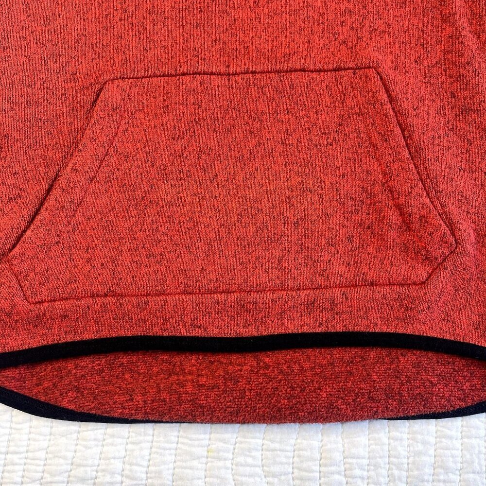 NIKE Womens SZ S Pullover Hoodie Long Sleeves Kangaroo Pocket Logo Red - Picture 12 of 15